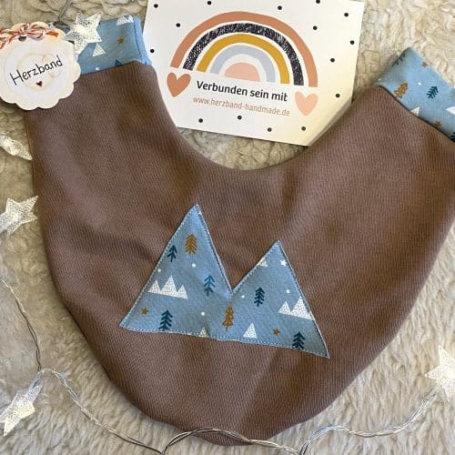 Herzband Handwärmer Mountains