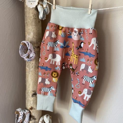 Pumphose Größe 62 Safaritiere