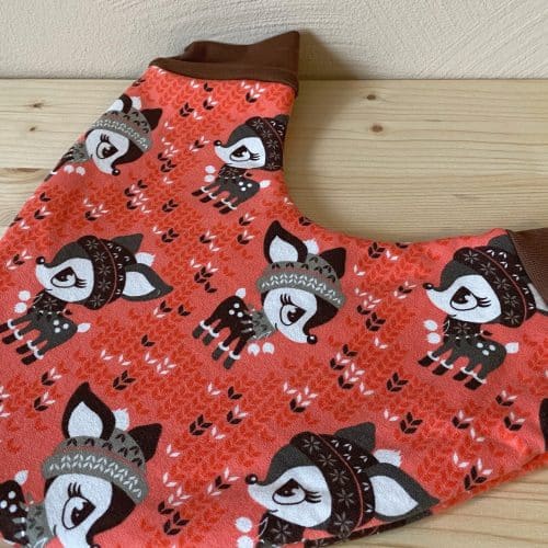 Herzband Handwärmer Winterrehe