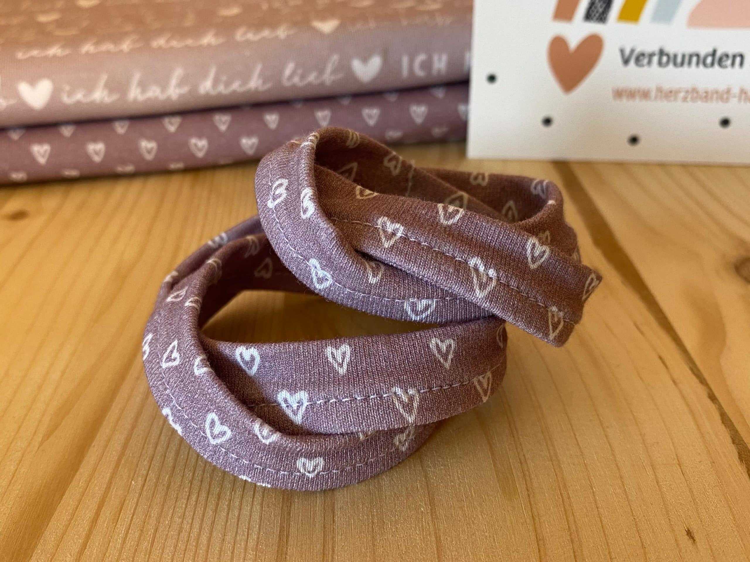 Familienarmband 2er Set Herzchen lila