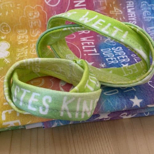 Familienarmband 2er Set Super-Kind Regenbogen