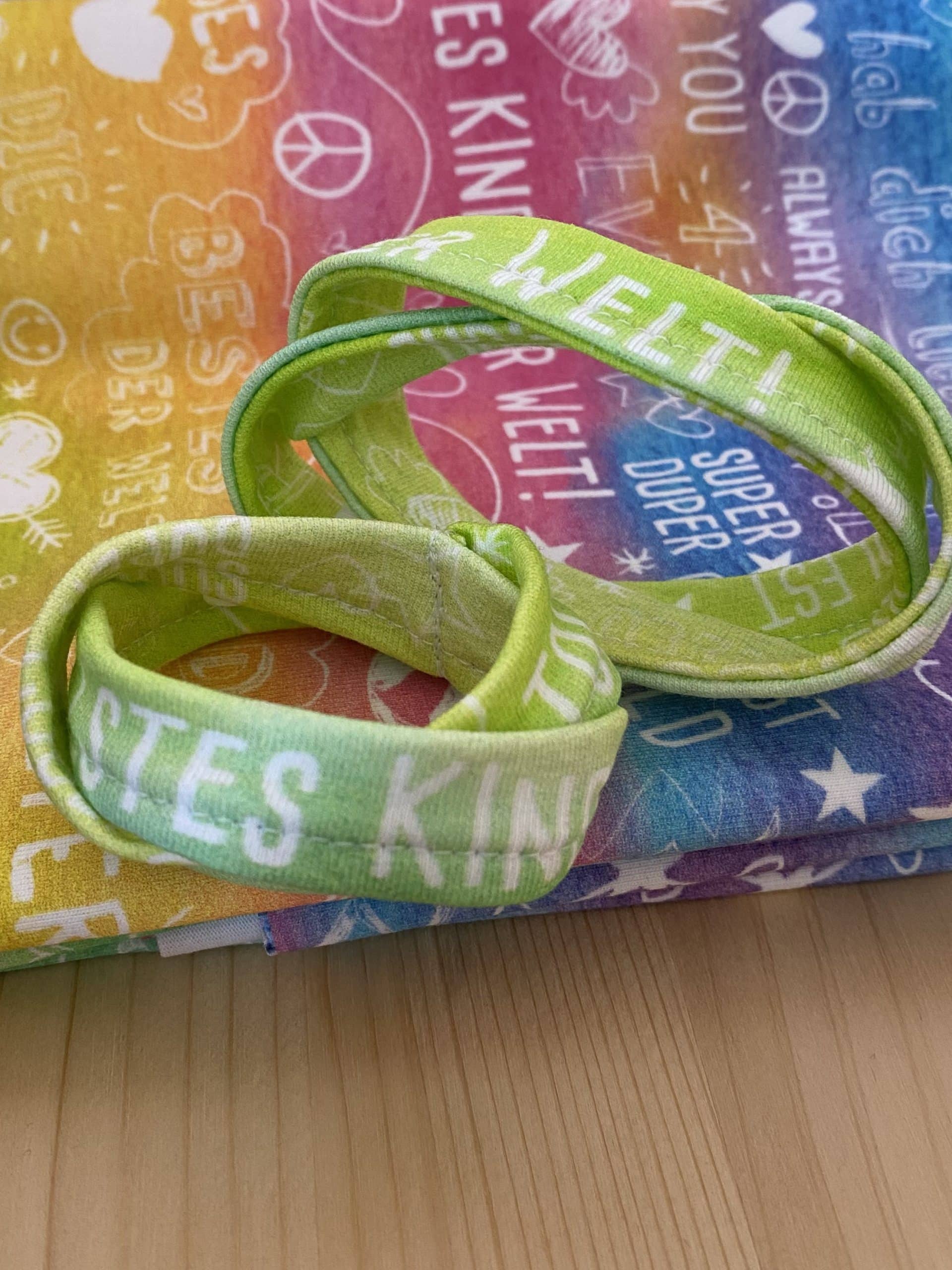 Familienarmband 2er Set Super-Kind Regenbogen